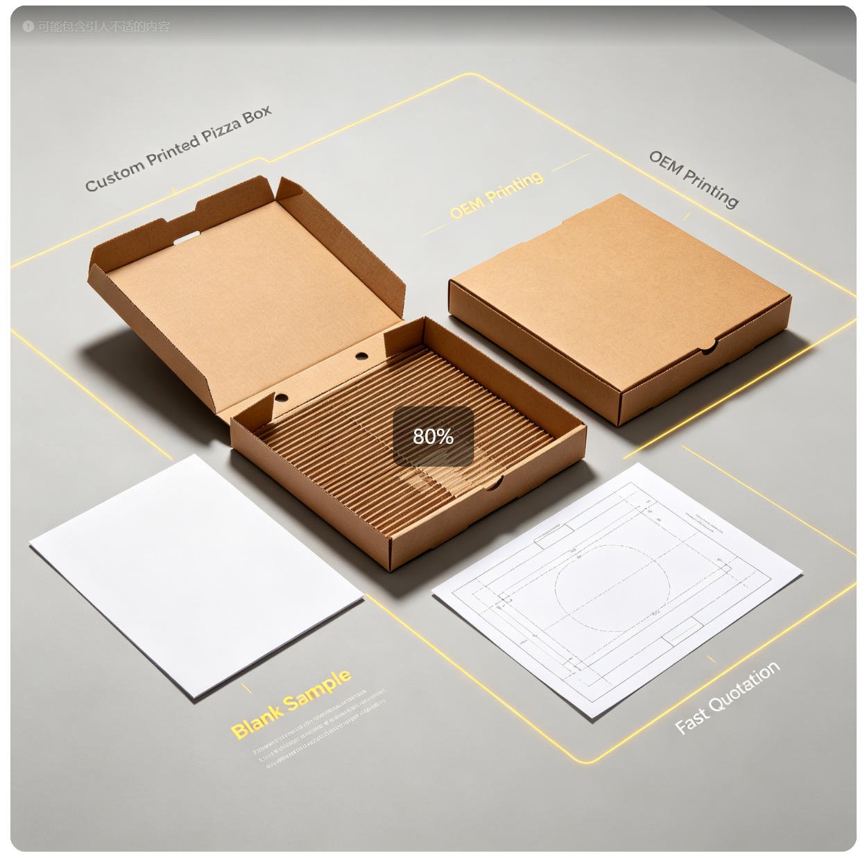 Multi-Size Pizza Box Set